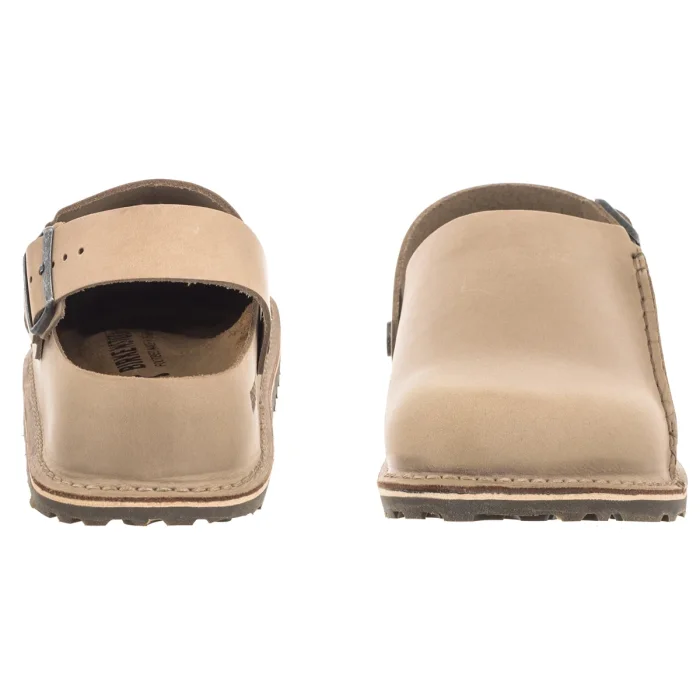 Kapcie Birkenstock Lutry Premium Wider Strap Tabacco Brown Natural Leather Oiled 1032562 – zdjęcie 4