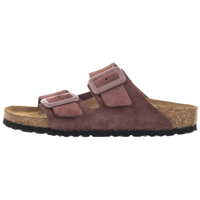 Klapki Birkenstock Arizona Cushion Buckle Pepper Suede 1033103 – zdjęcie 2