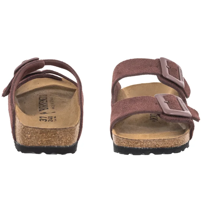 Klapki Birkenstock Arizona Cushion Buckle Pepper Suede 1033103 – zdjęcie 4