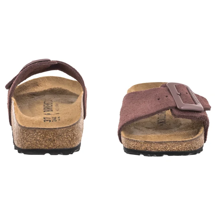 Klapki Birkenstock Madrid Cushion Buckle Suede Pepper Suede 1033013 – zdjęcie 4