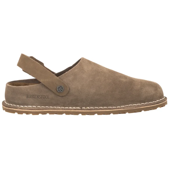 Kapcie Birkenstock Lutry Premium Suede Gray Taupe Suede 1025293 – zdjęcie 3