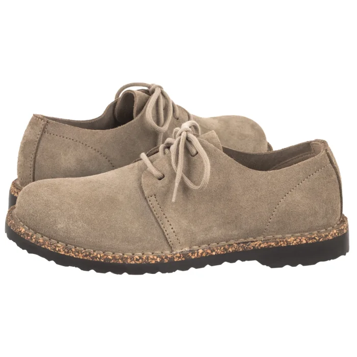 Półbuty Birkenstock Uppsala Low Taupe Suede Leather 1029731 – zdjęcie 1