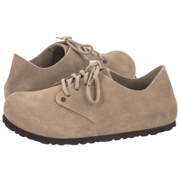 Półbuty Birkenstock Maine Taupe Suede Leather 1031746 – zdjęcie 1