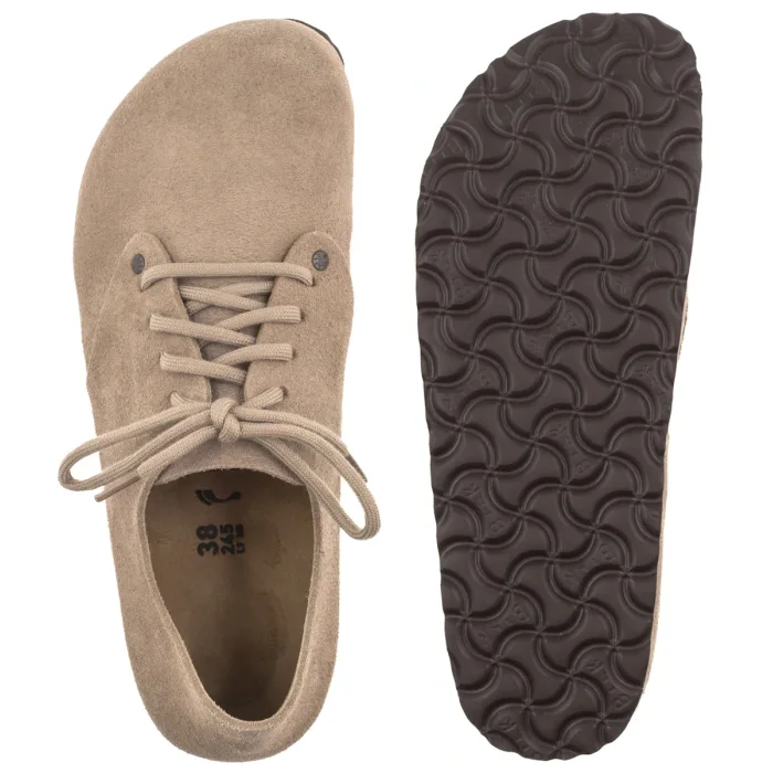 Półbuty Birkenstock Maine Taupe Suede Leather 1031746 – zdjęcie 5