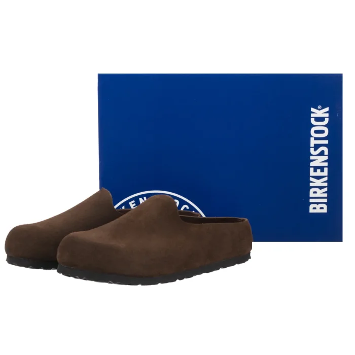 Kapcie Birkenstock Amsterdam Wrapped Carafe Suede Leather 1032552 – zdjęcie 6