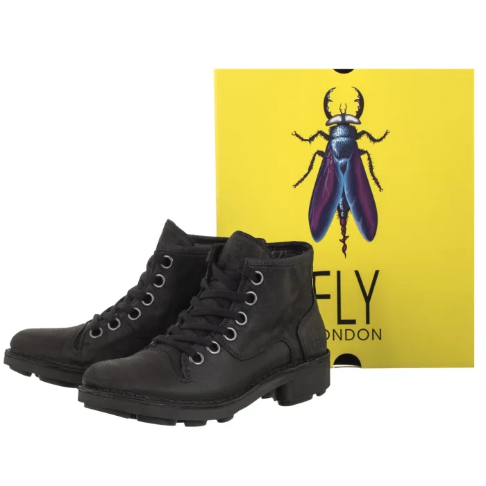 Trzewiki FLY London Noil227fly Antqsuede Black P211227002 – zdjęcie 6