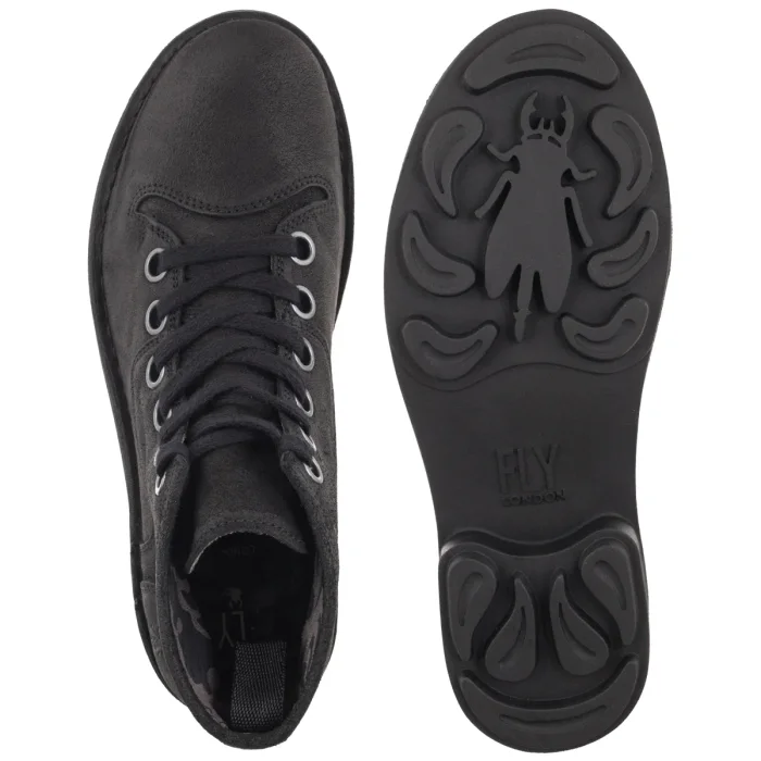 Trzewiki FLY London Noil227fly Antqsuede Black P211227002 – zdjęcie 5