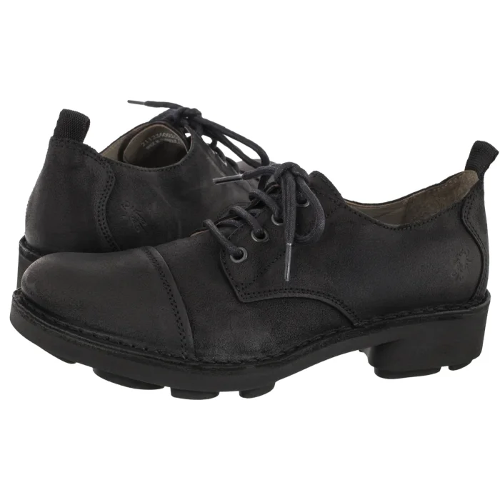 Półbuty FLY London Neru226fly Antqsuede Black P211226002 – zdjęcie 1