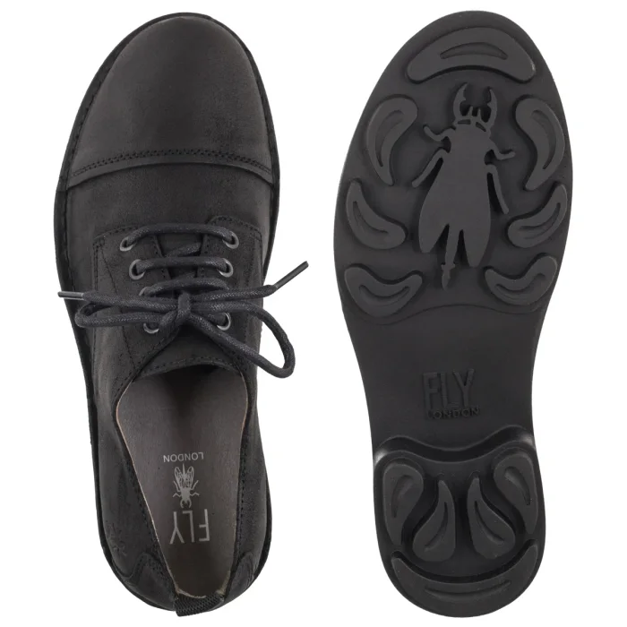 Półbuty FLY London Neru226fly Antqsuede Black P211226002 – zdjęcie 5