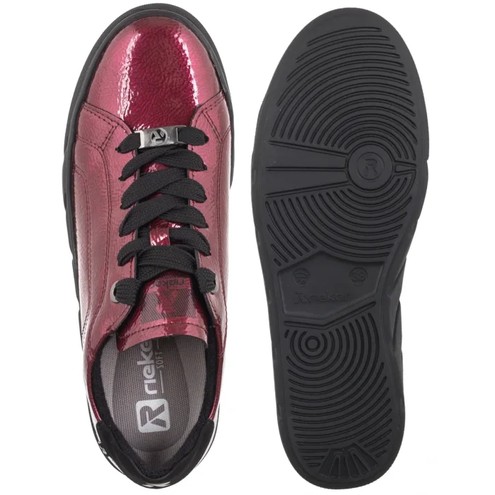 Sneakersy Rieker Czerwone W2601-35 Red – zdjęcie 5