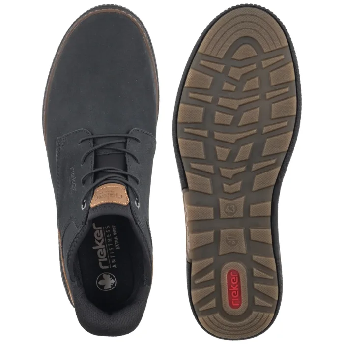 Półbuty Rieker Granatowe B3357-15 Blue – zdjęcie 5