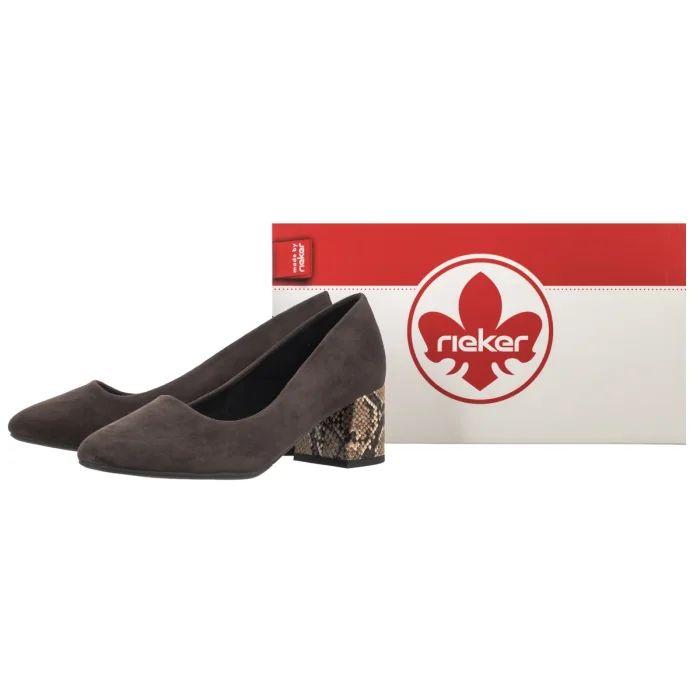 Czółenka Rieker Brązowe 44750-25 Brown – zdjęcie 6
