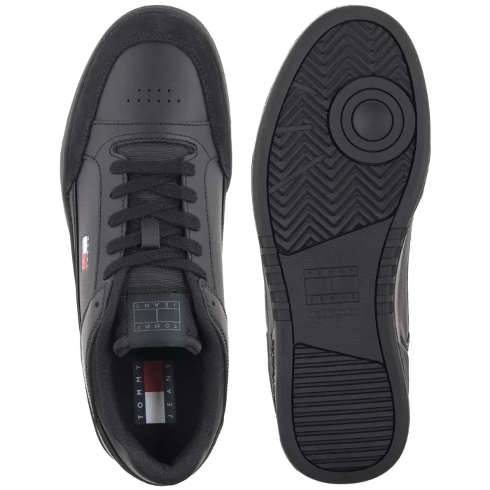 Sneakersy Tommy Hilfiger Tommy Jeans Pinperf LTH Basket Black EM0EM01792 – zdjęcie 5