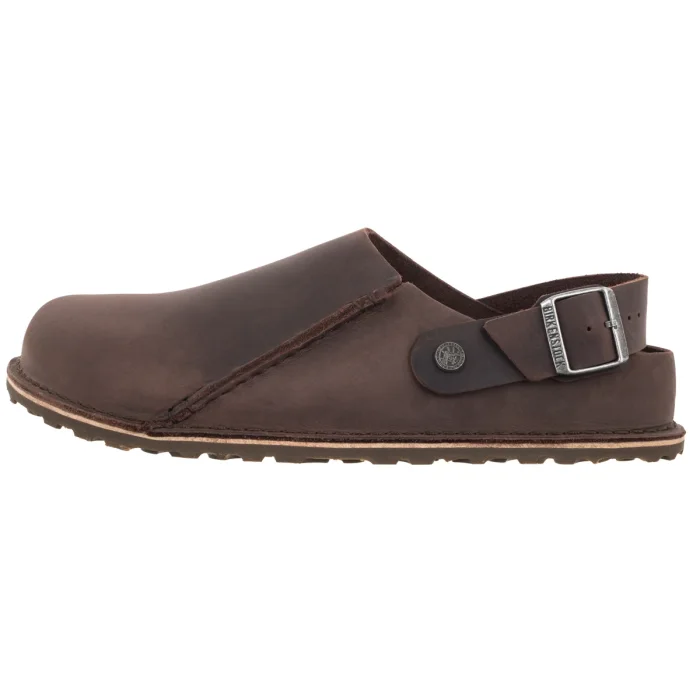 Klapki Birkenstock Lutry Premium Wider Strap Habana Leather Oiled 1032475 – zdjęcie 2