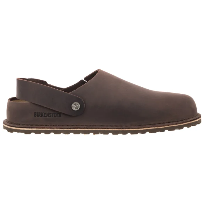 Klapki Birkenstock Lutry Premium Wider Strap Habana Leather Oiled 1032475 – zdjęcie 3