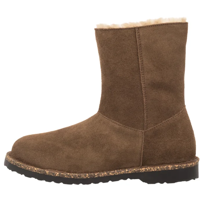 Kozaki Birkenstock Uppsala Zip Shearling Dark Tea Suede Leather 1030054 – zdjęcie 2