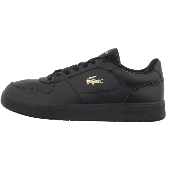 Sneakersy Lacoste Court Ace 126 2 SMA BLK/GLD-Leather 751SMA01561V7 – zdjęcie 2