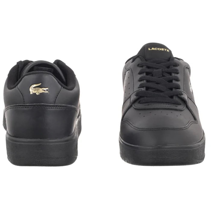 Sneakersy Lacoste Court Ace 126 2 SMA BLK/GLD-Leather 751SMA01561V7 – zdjęcie 4