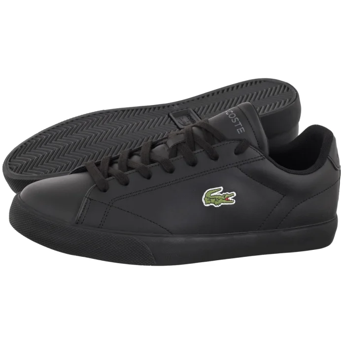 Sneakersy Lacoste Lerond Set 226 1 CMA BLK Leather 752CMA000502H – zdjęcie 1