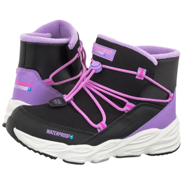 Śniegowce Skechers Turbo Tread-Winter Storm Black/Multi 303492L/BKMT – zdjęcie 1