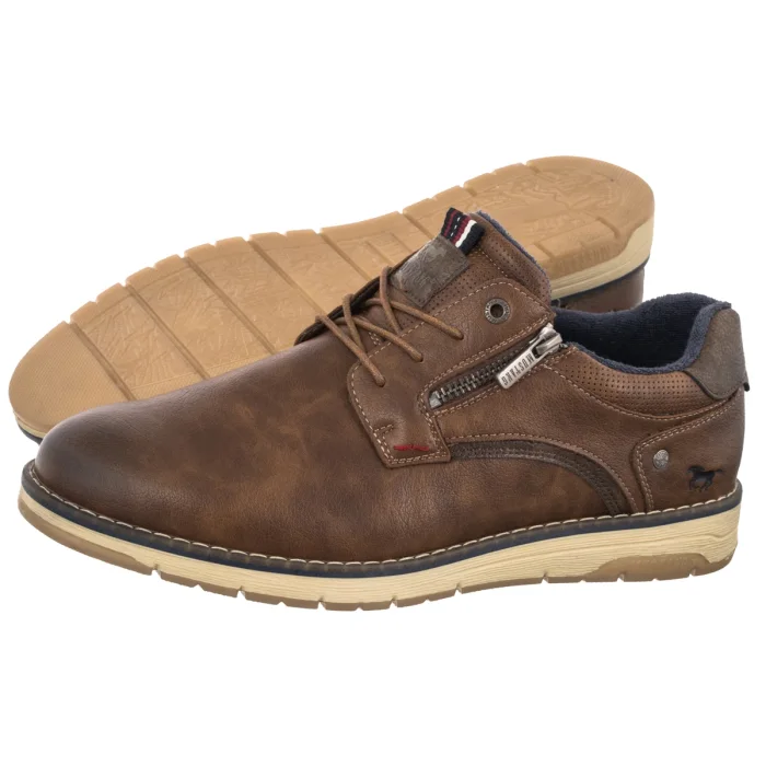 Półbuty Mustang Brązowe 26M003100400 – zdjęcie 1