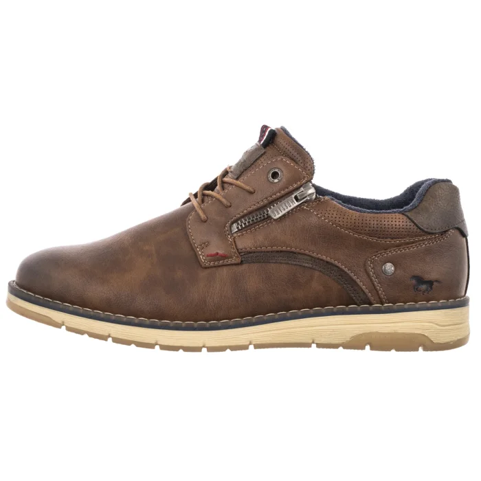 Półbuty Mustang Brązowe 26M003100400 – zdjęcie 2