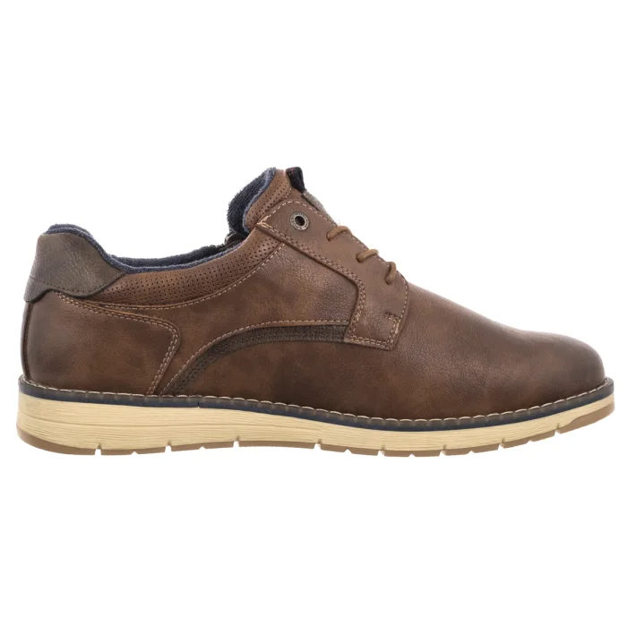 Półbuty Mustang Brązowe 26M003100400 – zdjęcie 3