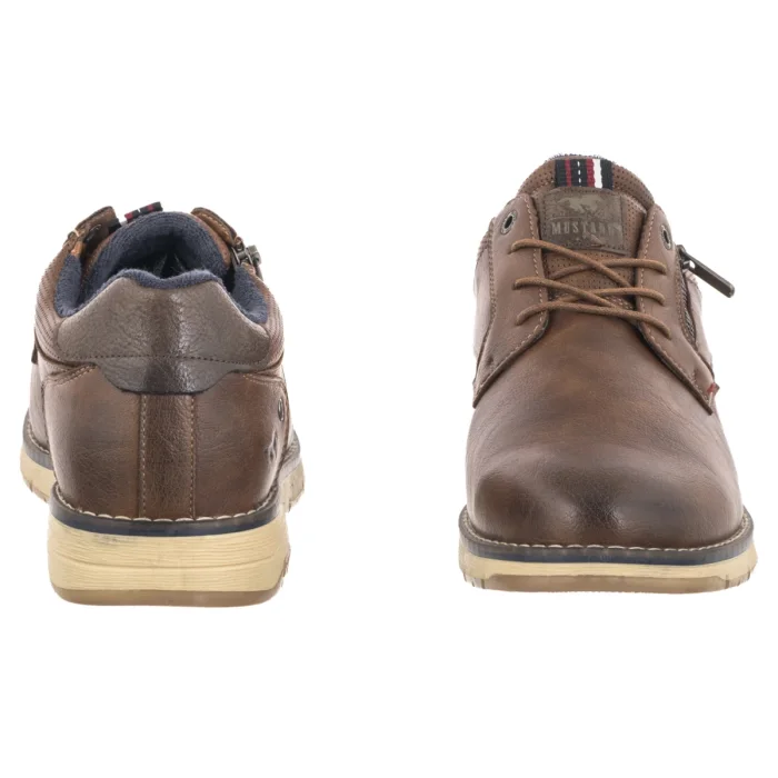 Półbuty Mustang Brązowe 26M003100400 – zdjęcie 4