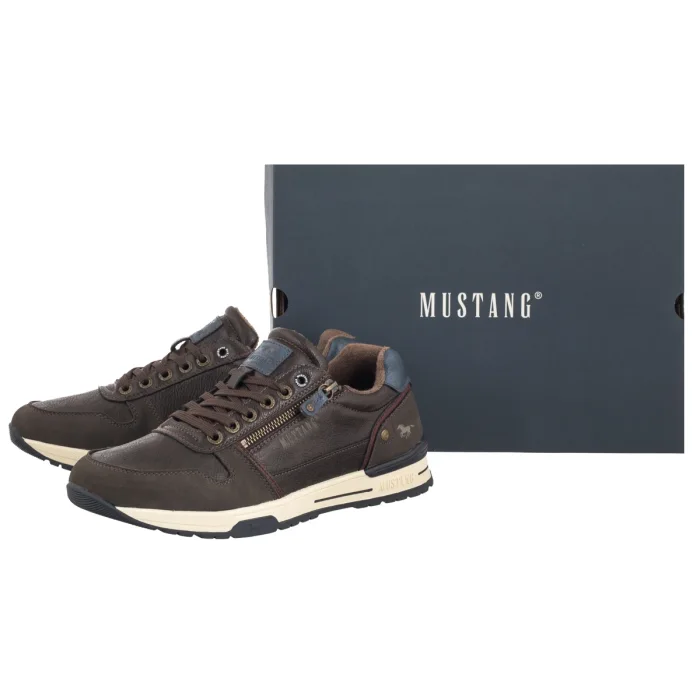Sneakersy Mustang Brązowe 26M0281006 – zdjęcie 6