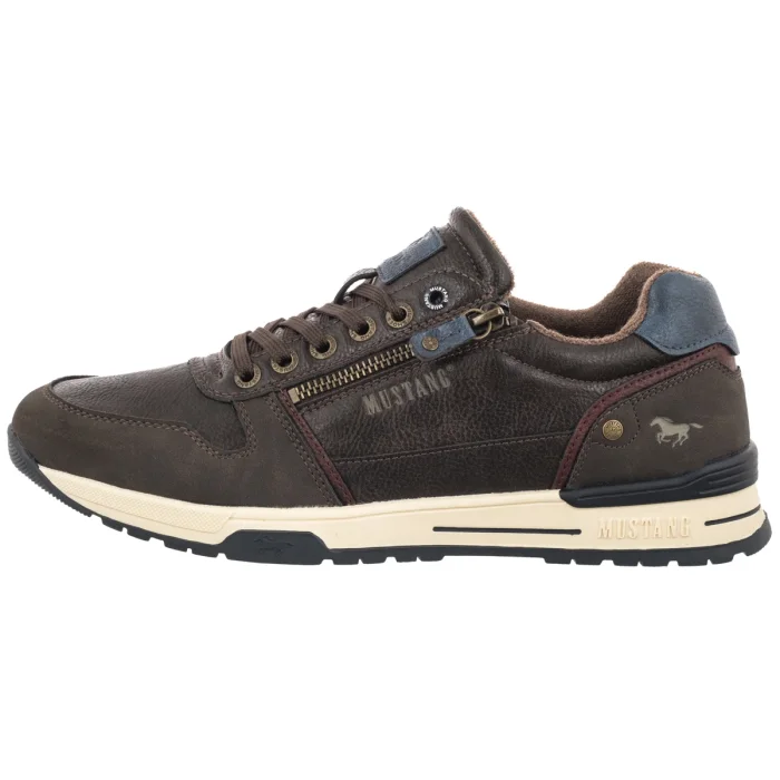 Sneakersy Mustang Brązowe 26M0281006 – zdjęcie 2