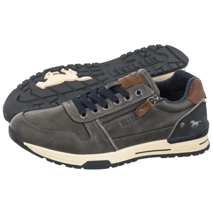 Sneakersy Mustang Szare 26M0281006 – zdjęcie 1