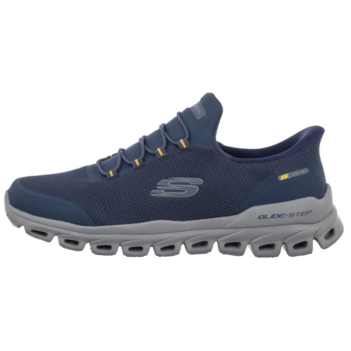 Sneakersy Skechers Glide-Step Remnynt Navy/Yellow 233017/NVYL – zdjęcie 2