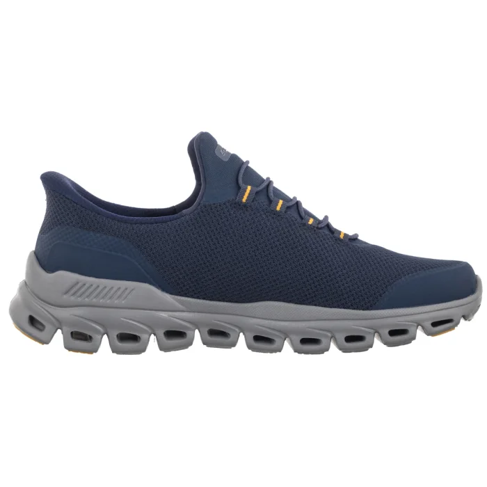 Sneakersy Skechers Glide-Step Remnynt Navy/Yellow 233017/NVYL – zdjęcie 3