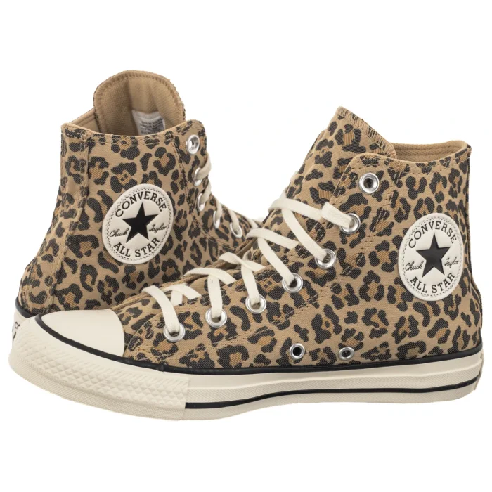 Trampki Converse CTAS HI Egret/Black/Honey Stick A19181C – zdjęcie 1