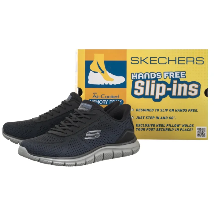 Buty Sportowe Skechers Track-Revno Navy/Black 233038/NVBK – zdjęcie 6
