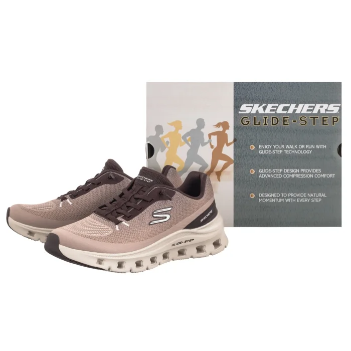 Sneakersy Skechers Glide-Step Pro-Soft Mirage Brown 150437/BRN – zdjęcie 6