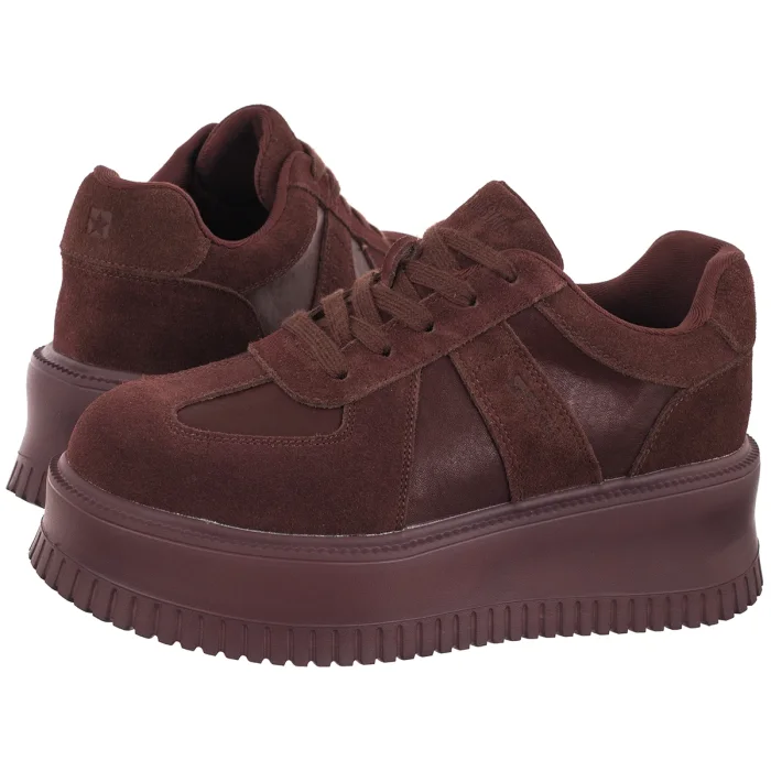 Sneakersy Big Star Burgundowe UU274050 – zdjęcie 1