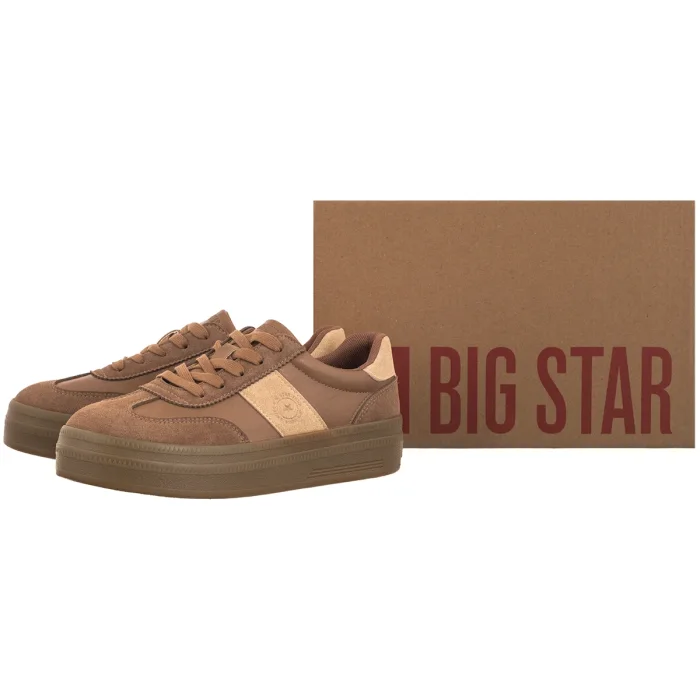 Sneakersy Big Star Brązowe UU274015 – zdjęcie 6