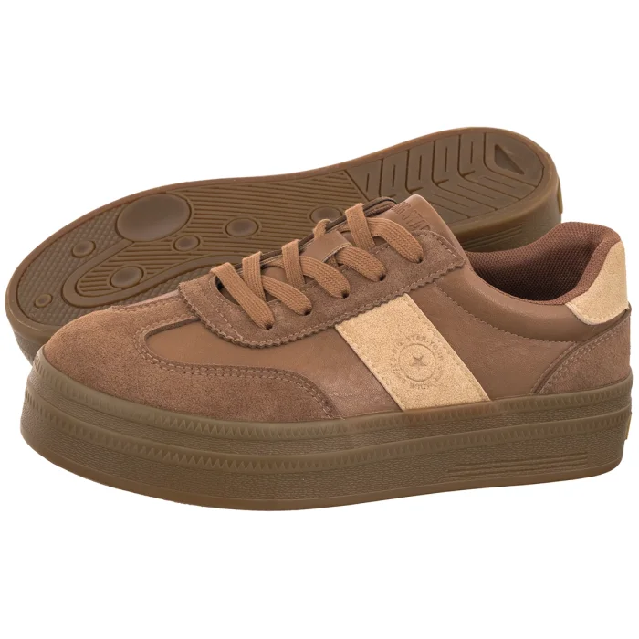 Sneakersy Big Star Brązowe UU274015 – zdjęcie 1