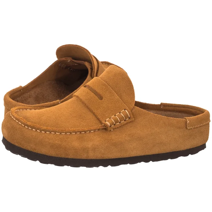 Półbuty Birkenstock Naples Wrapped Cork Brown Suede 1033127 – zdjęcie 1