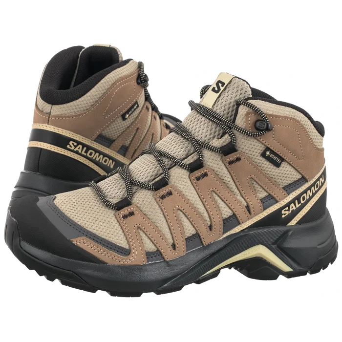 Buty Trekkingowe Salomon X-Adventure Recon Mid GTX W Silver Sage/Asphal/Bog 492190 – zdjęcie 1