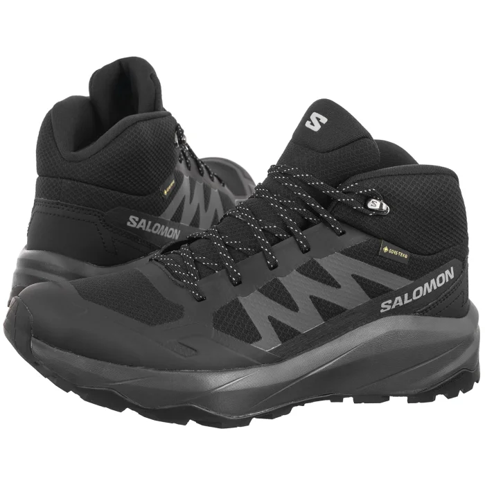 Buty Trekkigowe Salomon Outscape Mid GTX Black/Asphalt/Alloy 454106 – zdjęcie 1