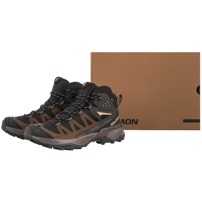 Buty Trekkingowe Salomon X Ultra 360 Mid GTX Black/Dark Gull Gray/Dark Earth 454732 – zdjęcie 6
