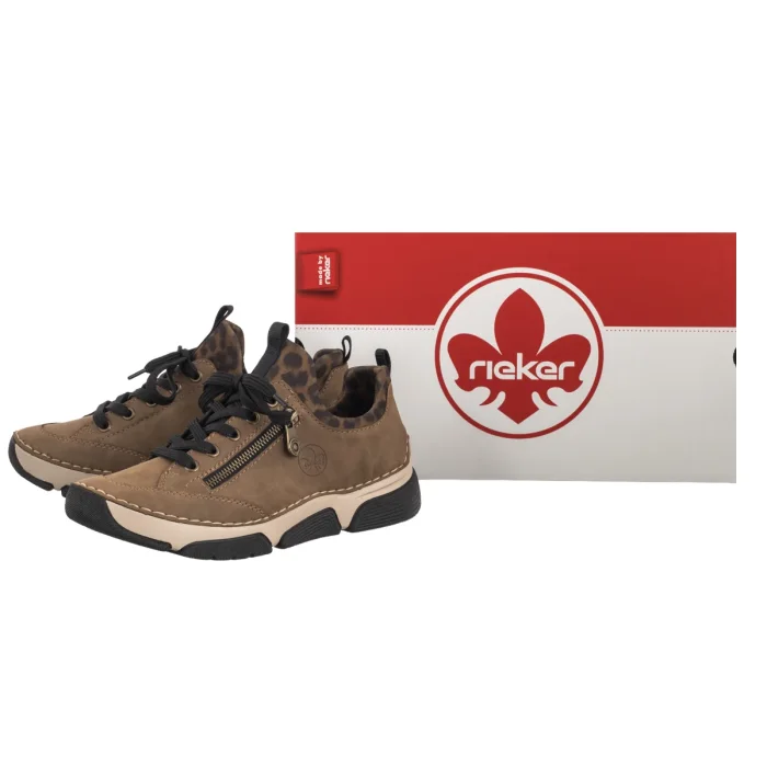 Półbuty Rieker Brązowe 45973-24 Brown – zdjęcie 6