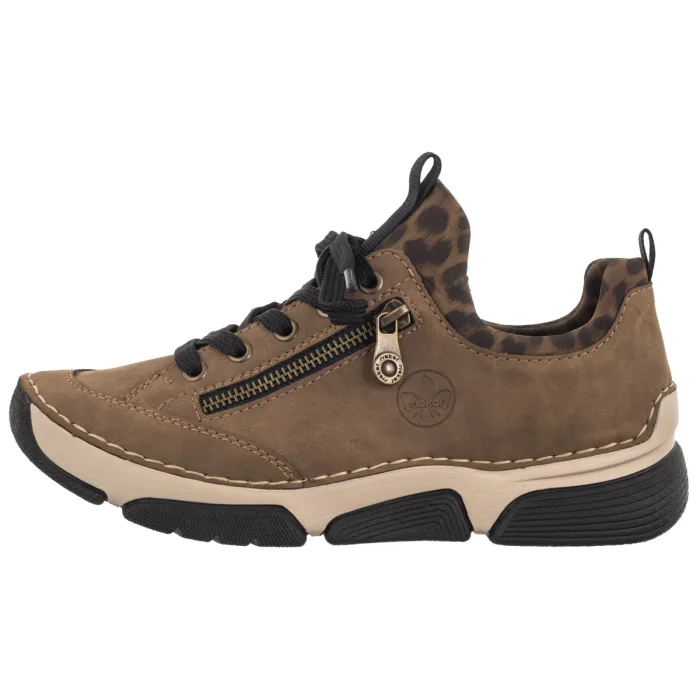 Półbuty Rieker Brązowe 45973-24 Brown – zdjęcie 2