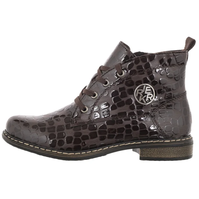 Botki Rieker Brązowe 71205-25 Brown – zdjęcie 2