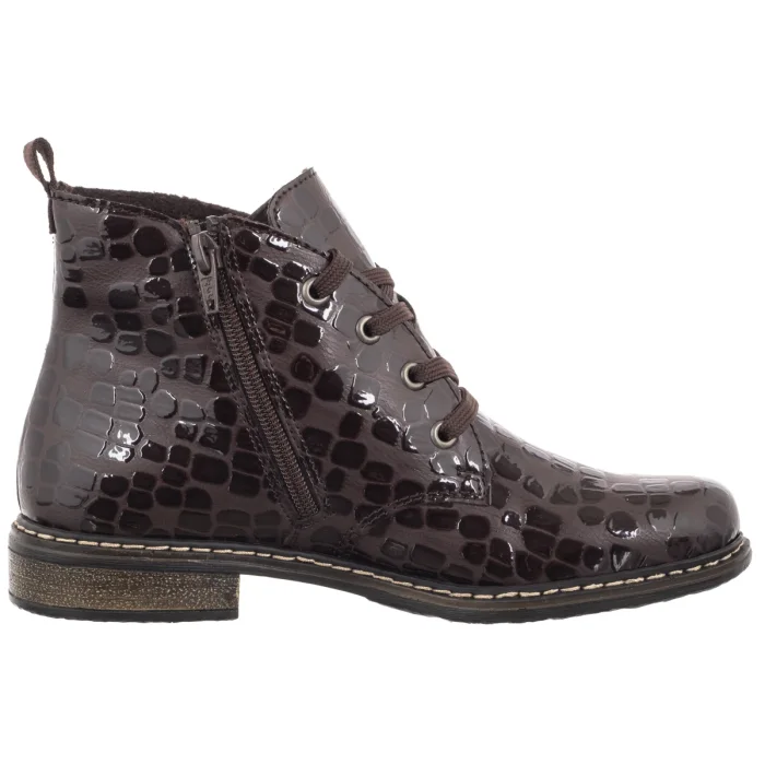 Botki Rieker Brązowe 71205-25 Brown – zdjęcie 3