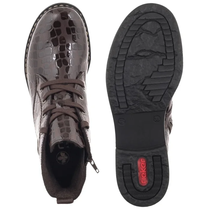 Botki Rieker Brązowe 71205-25 Brown – zdjęcie 5