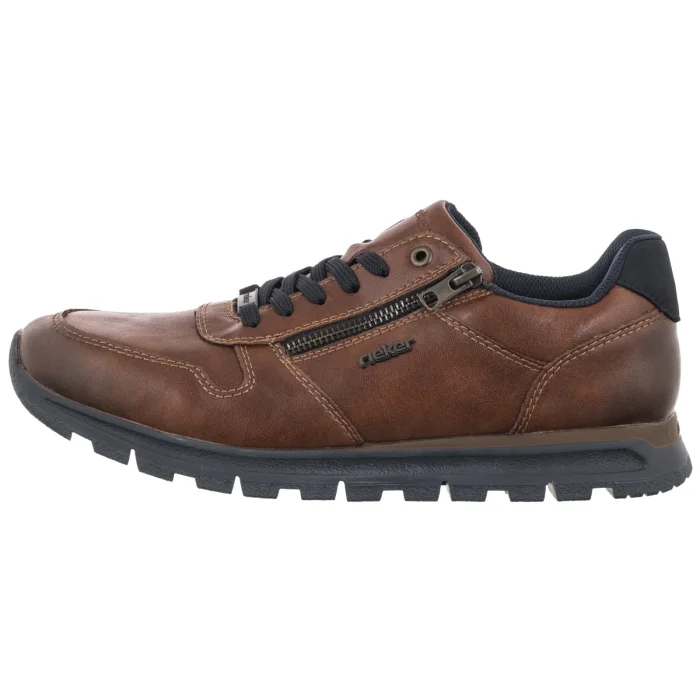 Półbuty Rieker Brązowe B0513-24 Brown – zdjęcie 2