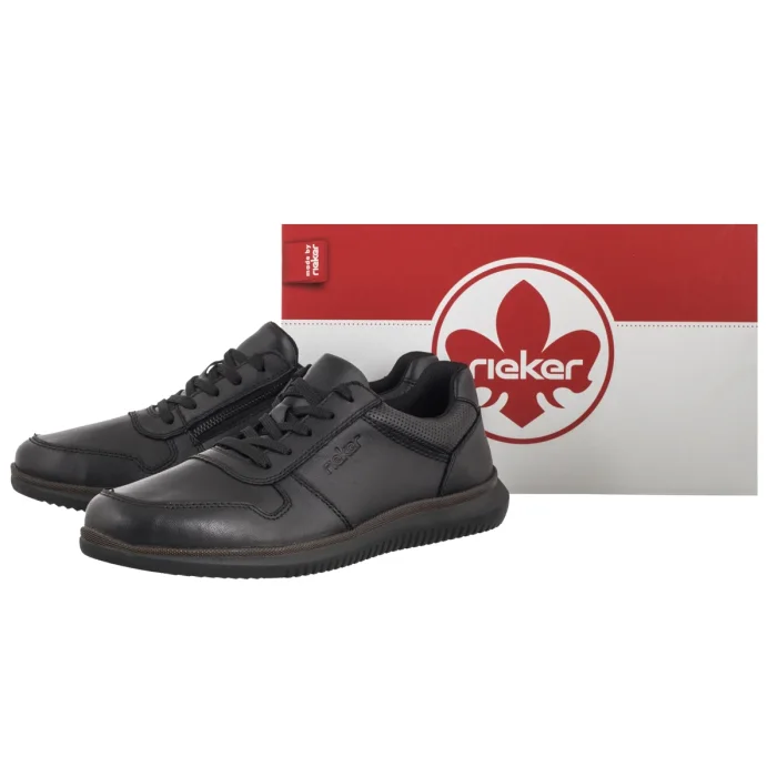 Półbuty Rieker Czarne 10407-00 Black – zdjęcie 6